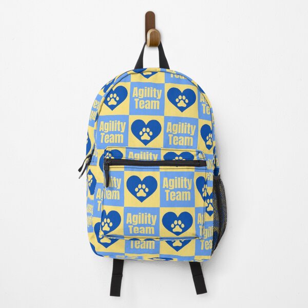 Item preview, Agility team in blue and yellow with a heart designed and sold by PausePapote.
