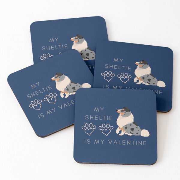 Item preview, My Sheltie Is My Valentine - Shetland Sheepdog Dog Lovers designed and sold by SeasonalDogs.
