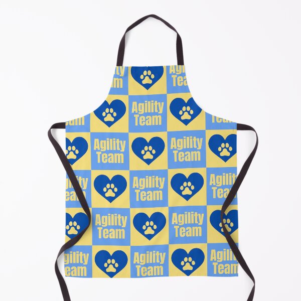 Item preview, Agility team in blue and yellow with a heart designed and sold by PausePapote.