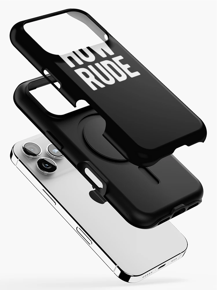 Thumbnail 2 of 4, iPhone Case, How Rude designed and sold by AurlexTees.