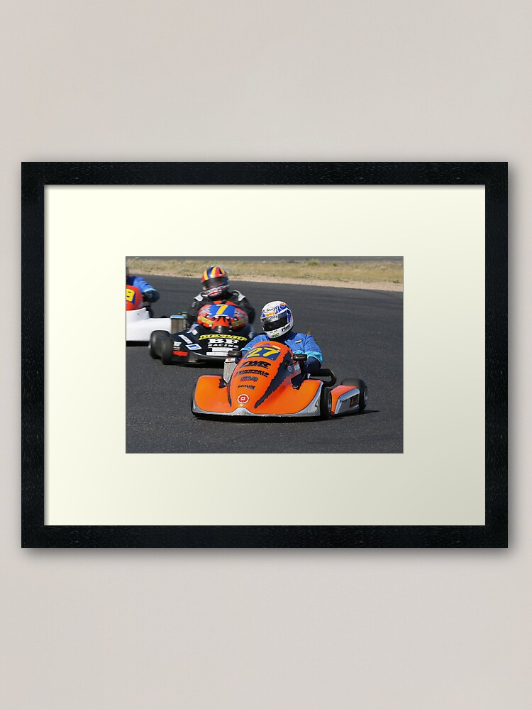 Alternate view of Corner speed Framed Art Print