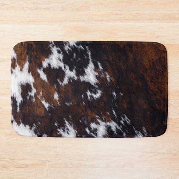 Item preview, Brown Cowhide, Cow Skin Print Pattern, Modern Cowhide Faux Leather designed and sold by maize official.