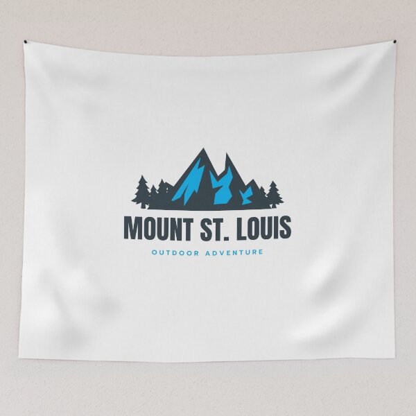 Item preview, Mount Saint Louis in Oro-Medonte, Simcoe County, Ontario, Canada, North America - Mountain Outdoor Adventure Snowboard Ski Hiking Vintage Logo designed and sold by Vintage-TM.