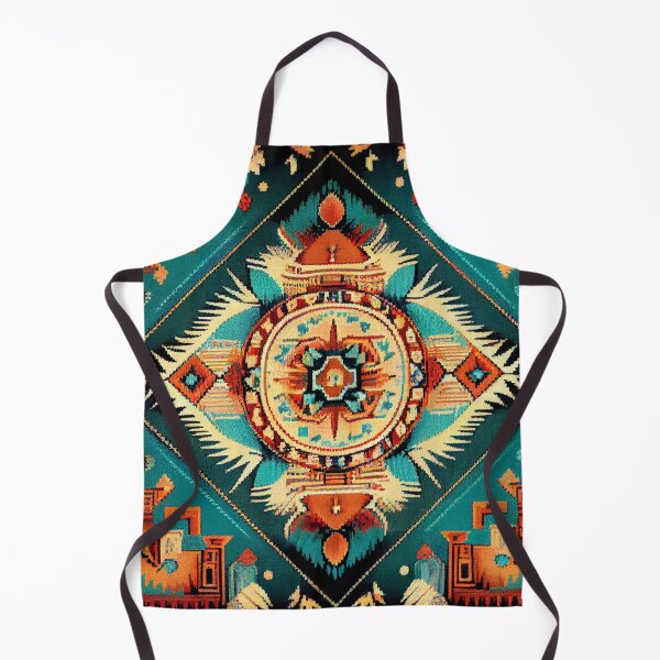 Artikelvorschau, Vibrant Luxury Southwestern Pattern Digital Painting entworfen und verkauft von CodeAndColors.