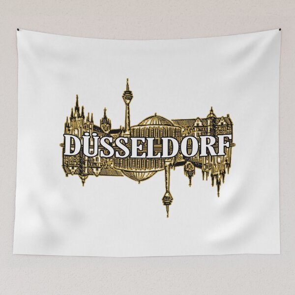 Item preview, Dusseldorf Germany City City Germany Skyline designed and sold by BullDesignsShop.