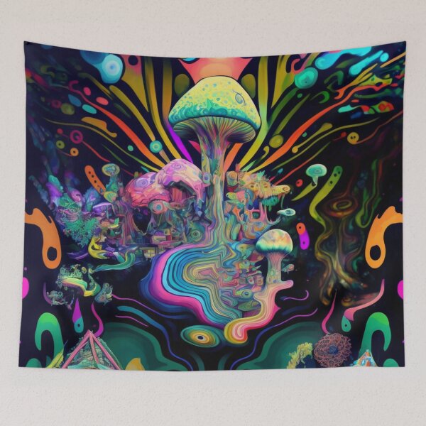Item preview, Psychedelic Mushrooms designed and sold by lokirick.