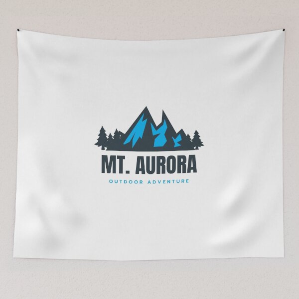 Item preview, Mount Aurora in Fairbanks, Alaska, USA, North America - Mountain Outdoor Adventure Snowboard Ski Hiking Vintage Logo designed and sold by Vintage-TM.