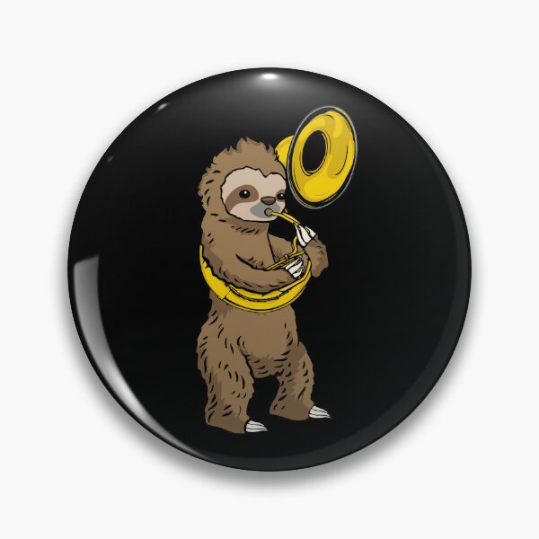 Item preview, Sloth Playing Sousaphone Gift Music Lover Men Sousaphone designed and sold by DSWShirts.