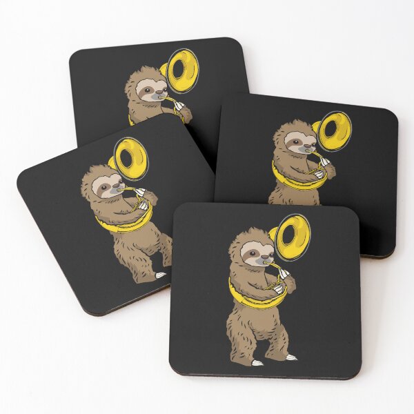 Item preview, Sloth Playing Sousaphone Gift Music Lover Men Sousaphone designed and sold by DSWShirts.