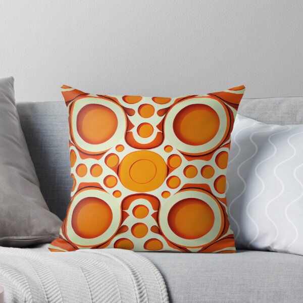 Artikelvorschau, Cartoon Orange Divine Contemporary Pattern Digital Painting entworfen und verkauft von CodeAndColors.