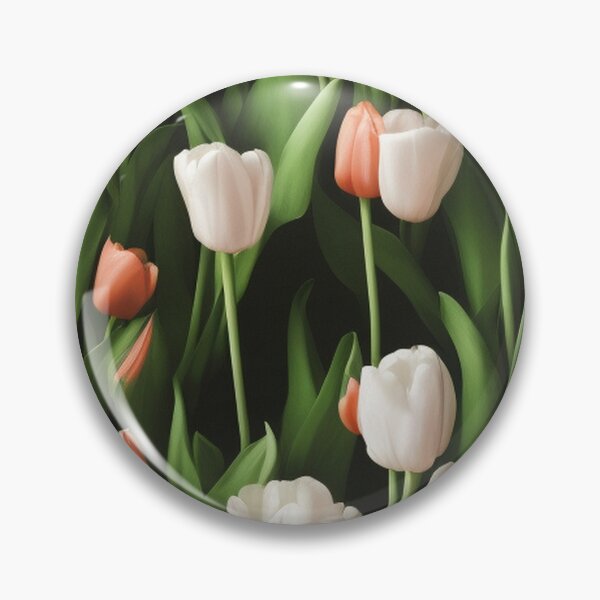 Artikelvorschau, rote und weiße Tulpen entworfen und verkauft von rommir.