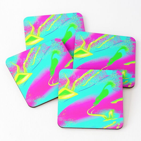 Item preview, Neon Paint Splatter In Turquoise designed and sold by skolfid brows ⭐⭐⭐⭐⭐ (5.0).