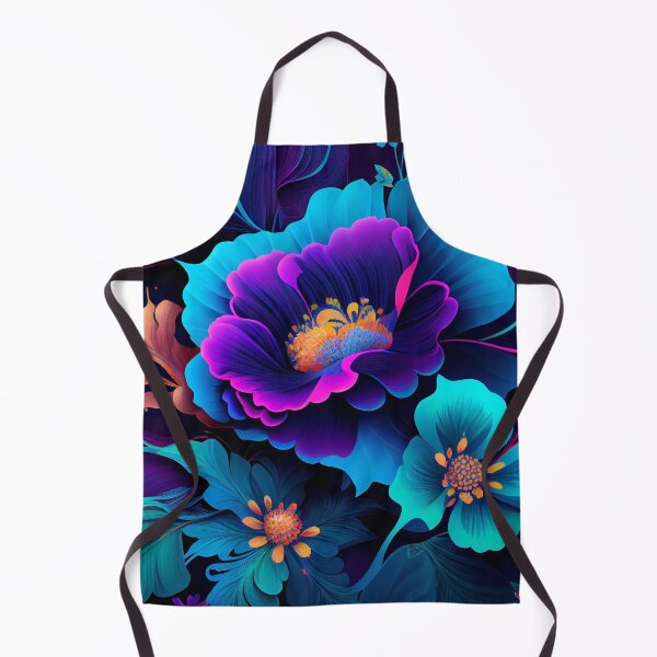 Artikelvorschau, Dynamic Bright Floral Pattern Digital Painting entworfen und verkauft von CodeAndColors.