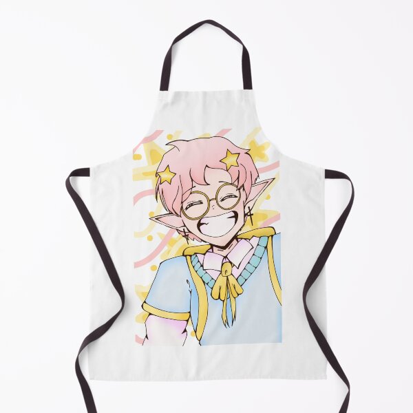 Item preview, Smiling elf anime boy (Larger version) designed and sold by RibbittheRibbit.