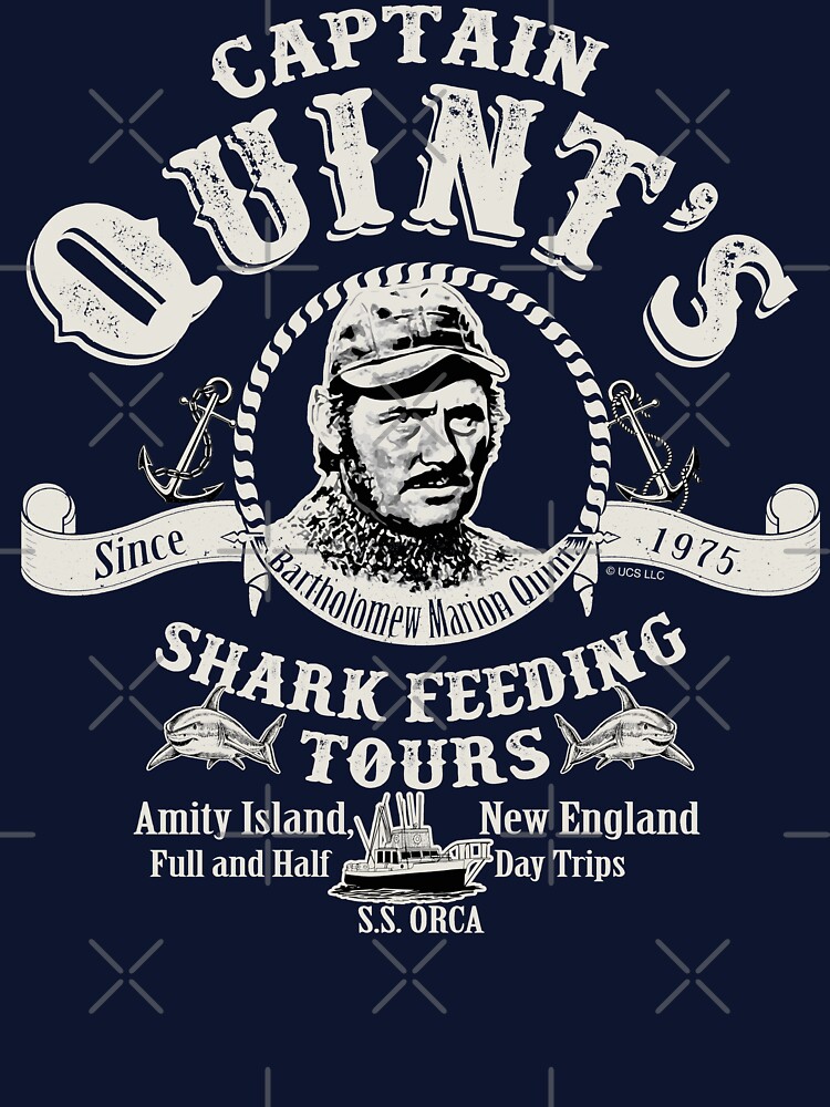 Thumbnail 7 of 7, Classic T-Shirt, Captain Quint's Shark Feeding Tours (Universal © UCS LLC) designed and sold by alhern67.