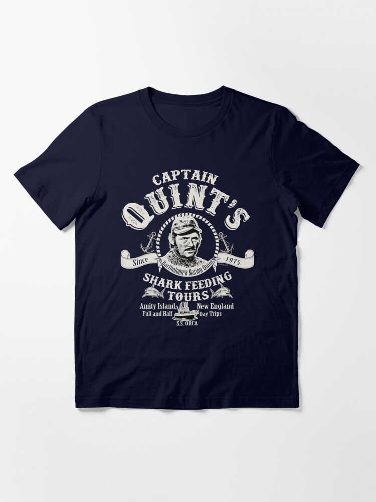 Captain Quint's Shark Feeding Tours (Universal © UCS LLC) Essential T-Shirt  for Sale by alhern67