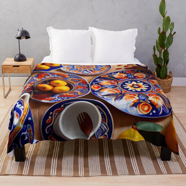 Item preview, Ceramic New Mediterranean Pattern Digital Painting designed and sold by CodeAndColors.