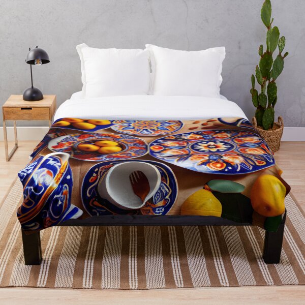 Item preview, Ceramic New Mediterranean Pattern Digital Painting designed and sold by CodeAndColors.