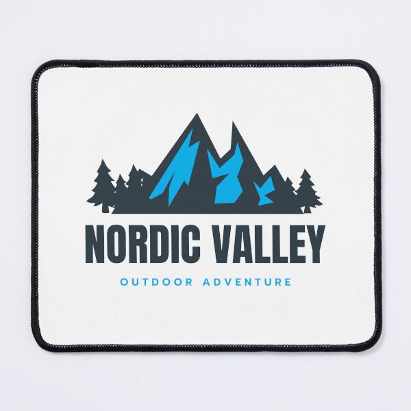 Item preview, Nordic Valley in Eden, Utah, USA, North America - Mountain Outdoor Adventure Snowboard Ski Hiking Vintage Logo designed and sold by Vintage-TM.