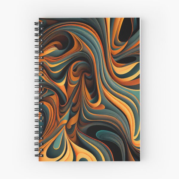 Aperçu de l'œuvre Flowing Transitional Pattern Digital Painting créée et vendue par CodeAndColors.