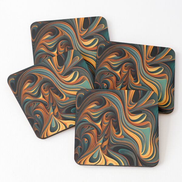 Artikelvorschau, Flowing Transitional Pattern Digital Painting entworfen und verkauft von CodeAndColors.