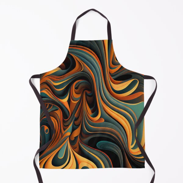 Aperçu de l'œuvre Flowing Transitional Pattern Digital Painting créée et vendue par CodeAndColors.
