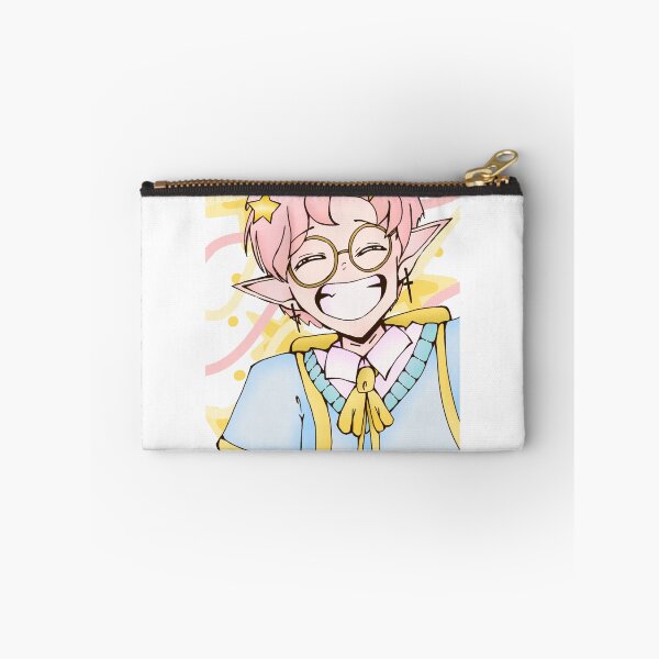 Item preview, Smiling elf anime boy (larger, transparent version) designed and sold by RibbittheRibbit.
