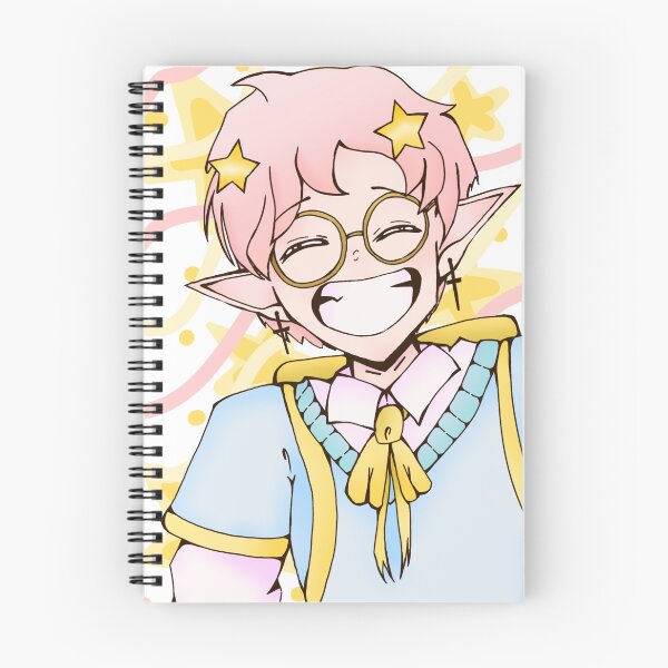 Item preview, Smiling elf anime boy (larger, transparent version) designed and sold by RibbittheRibbit.