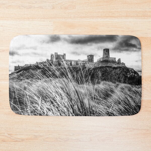 Item preview, Bamburgh Castle, Northumberland, UK Black And White designed and sold by Paul Thompson Photography.