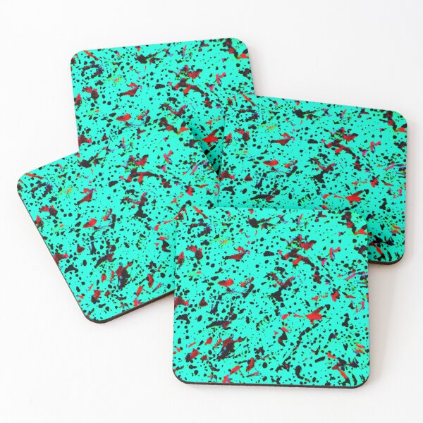 Item preview, Neon Paint Splatter In Turquoise designed and sold by skolfid brows ⭐⭐⭐⭐⭐ (5.0).