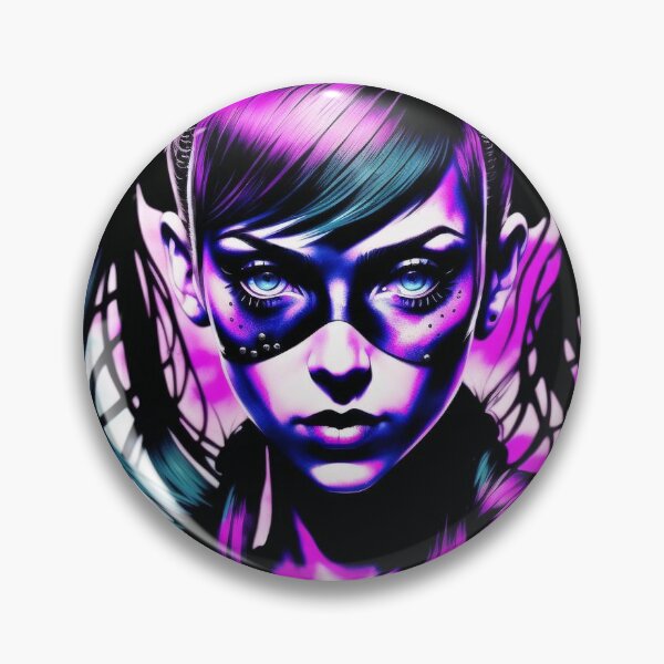 Item preview, Inkpunk girl artwork 21 designed and sold by PunkerLazar.
