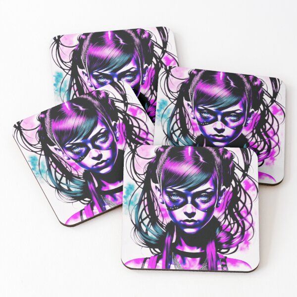 Item preview, Inkpunk girl artwork 21 designed and sold by PunkerLazar.