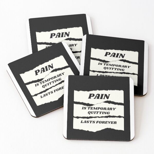 Item preview, pain is temporary quitting lasts forever designed and sold by chak87.