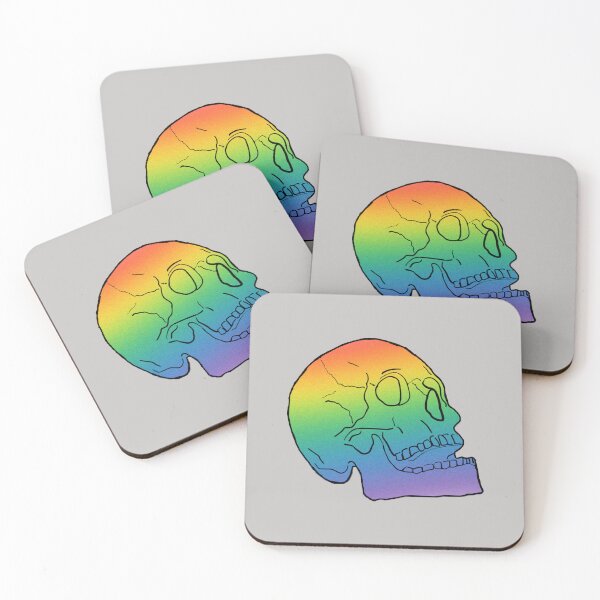 Item preview, Rainbow Skull designed and sold by ThePureAudacity.