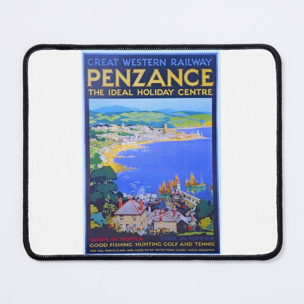 Item preview, Vintage Penzance Great Western Railway Travel Poster designed and sold by Random Railways.