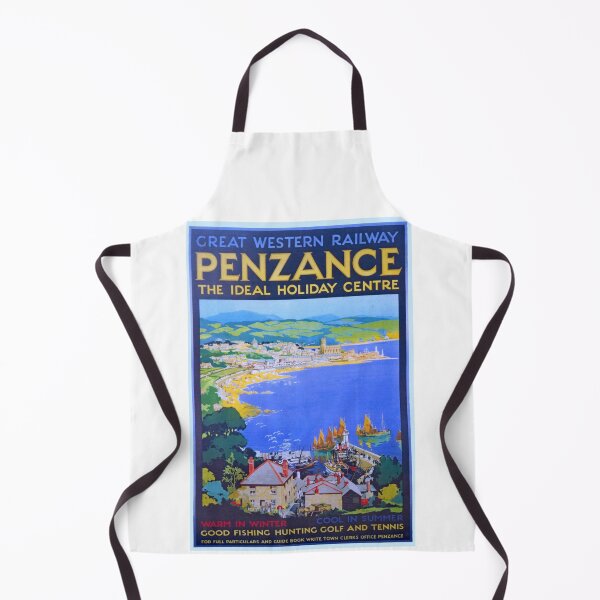 Item preview, Vintage Penzance Great Western Railway Travel Poster designed and sold by Random Railways.