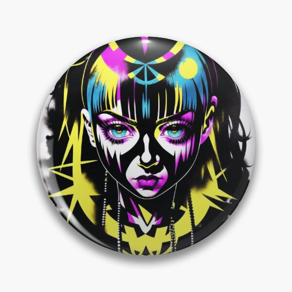 Item preview, Inkpunk girl artwork 22 designed and sold by PunkerLazar.