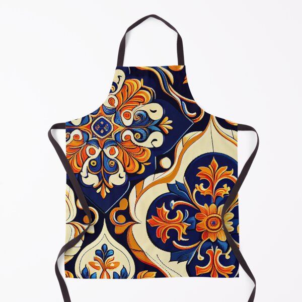 Artikelvorschau, Cool Classic New Mediterranean Pattern Digital Painting entworfen und verkauft von CodeAndColors.