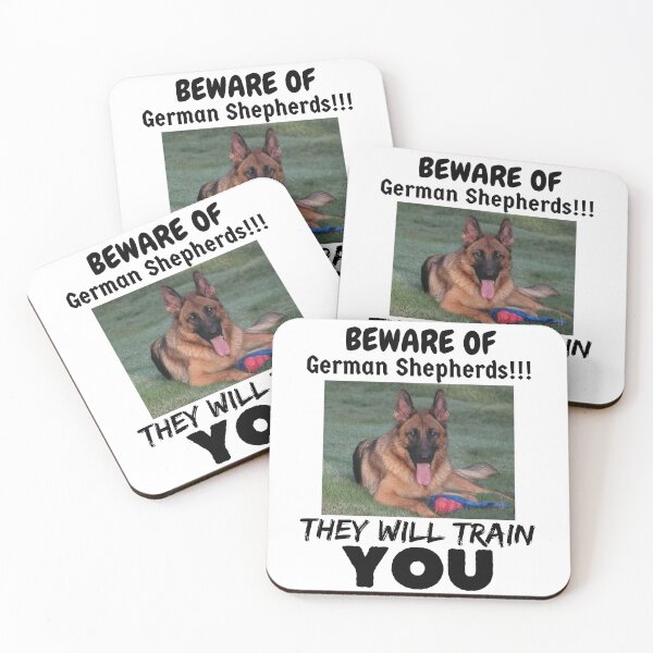 Item preview, BEWARE OF German Shepherds, They Will Train You designed and sold by GermanShepMan.