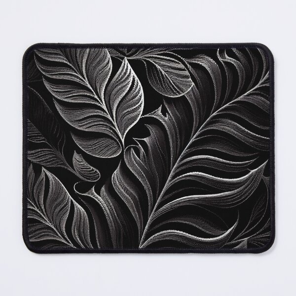 Item preview, Black Designer Natural Pattern Digital Painting designed and sold by CodeAndColors.