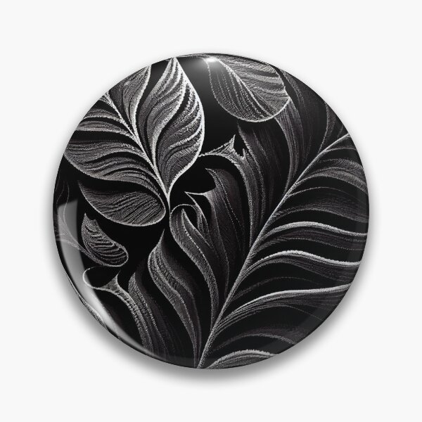 Artikelvorschau, Black Designer Natural Pattern Digital Painting entworfen und verkauft von CodeAndColors.