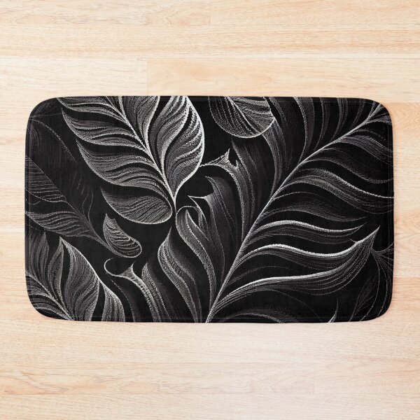 Item preview, Black Designer Natural Pattern Digital Painting designed and sold by CodeAndColors.