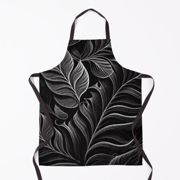 Aperçu de l'œuvre Black Designer Natural Pattern Digital Painting créée et vendue par CodeAndColors.