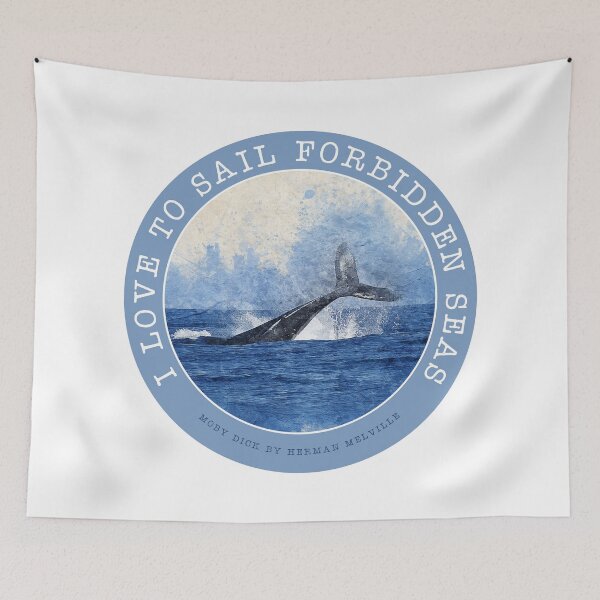 Item preview, Sailing quote from Moby Dick by Herman Melville designed and sold by CastlesClassics.