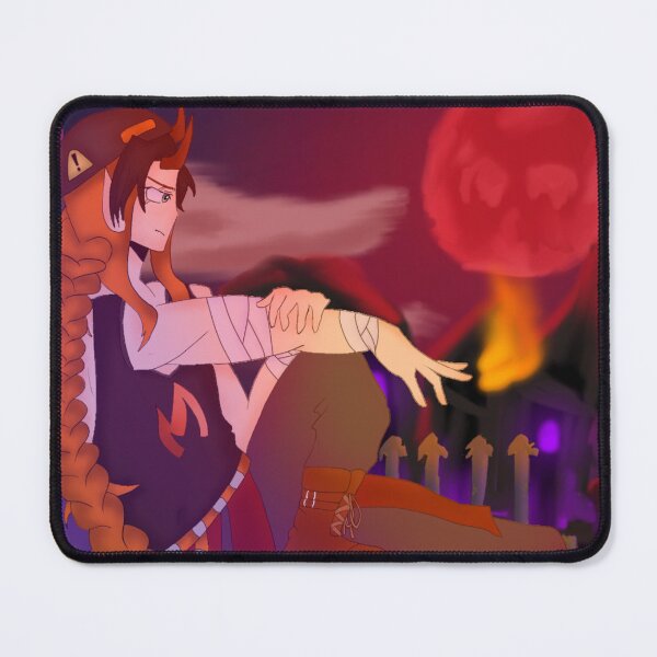 Item preview, Demon sitting at the top of a tower  designed and sold by RibbittheRibbit.