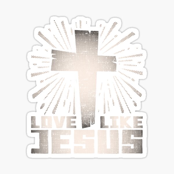 Love Like Jesus Vinyl Sticker | DoodleBeads