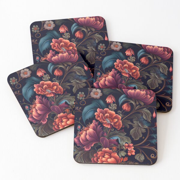 Artikelvorschau, Grand Floral Pattern Digital Painting entworfen und verkauft von CodeAndColors.