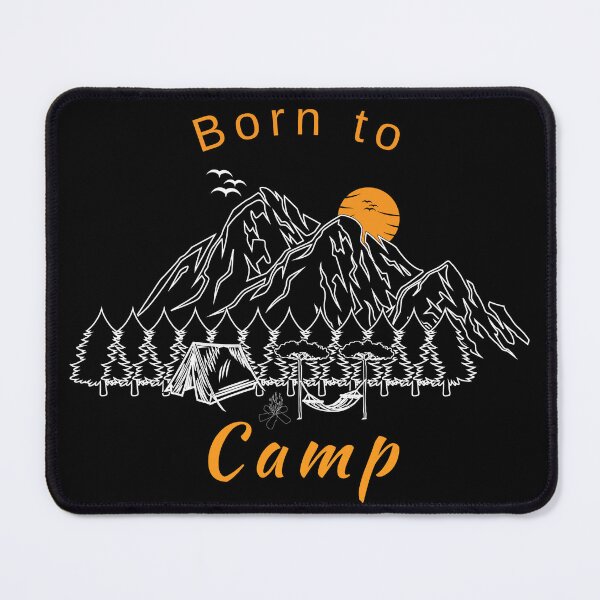 Item preview, Born To Camp- Rather Be Camping designed and sold by Linette Gerlach.