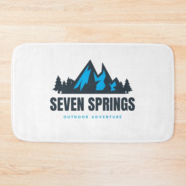 Item preview, Seven Springs Mountain near Pittsburgh in Pennsylvania, United States, North America - Mountain Outdoor Adventure Snowboard Ski Hiking Vintage Logo designed and sold by Vintage-TM.
