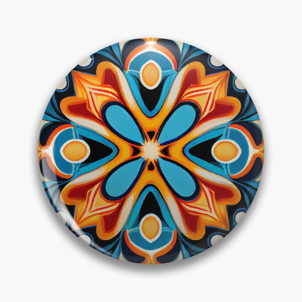 Artikelvorschau, Dynamic Colorful New Mediterranean Pattern Digital Painting entworfen und verkauft von CodeAndColors.
